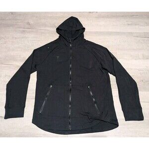 Titin Hoodie Jacket Full Zip Men's Size Medium Black